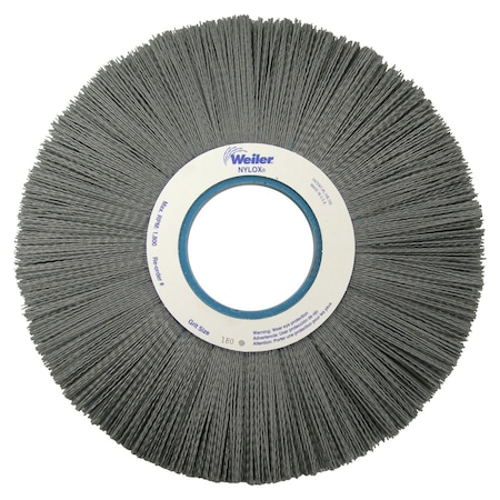 Weiler 12" Crimped Filament Nylox Wheel .040/120SC Fill 4-1/4" Arbor Hole 84740